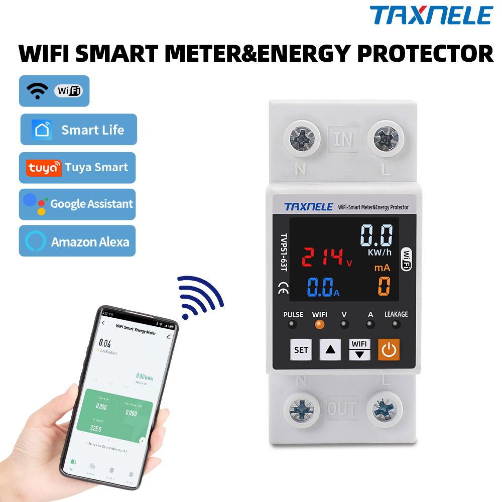 Tuya Smart - Wyłącznik automatyczny SmartLife TUYA WIFI 63A