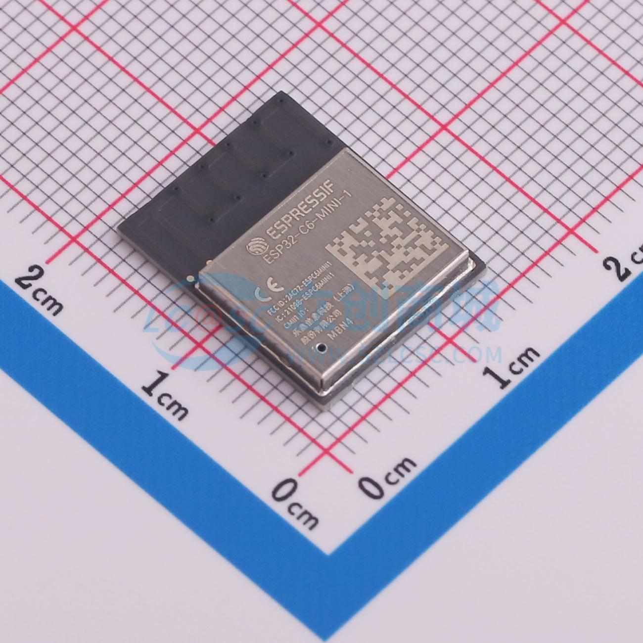 Smart Home Module Iot - 4 szt. ESP32-C6-MINI-1-N4 SMD-53P ESP32-C6FH4 I2C