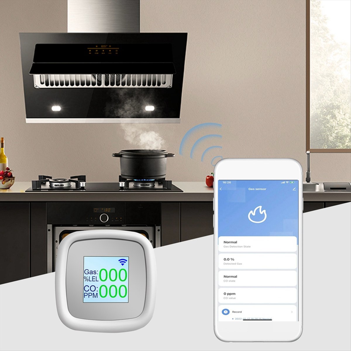 Tuya Smart - [Y39A] Tuya WIFI Detektor Gazów Palnych