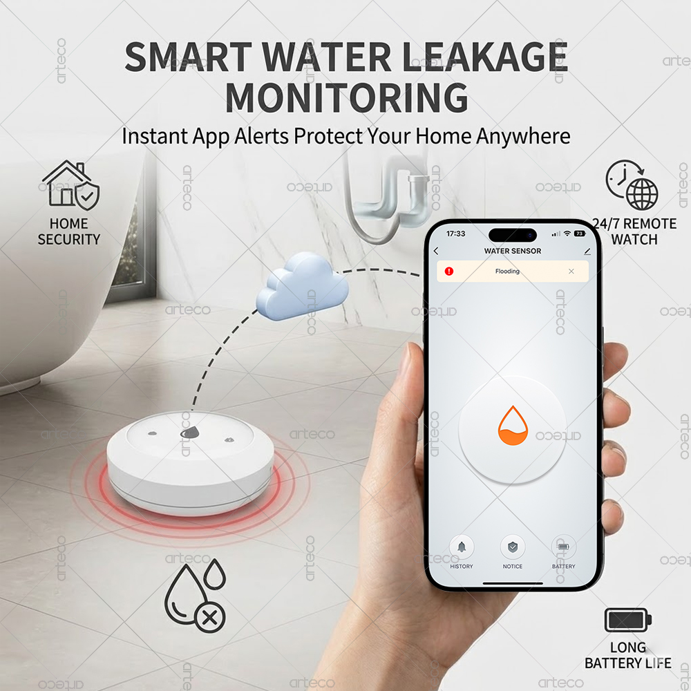 Czujnik zalania Zigbee, detekt – Home Assistant Tuya recenzja i cena