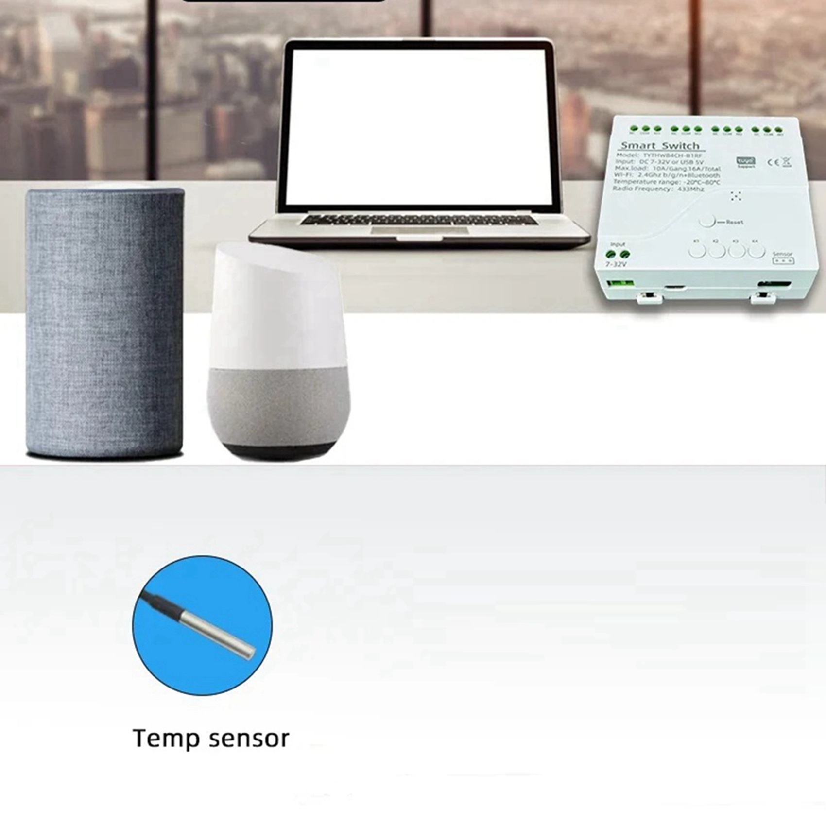 B44C 2X Tuya Wifi DC 7-32V 4-k – Tuya 4 Channel recenzja i cena