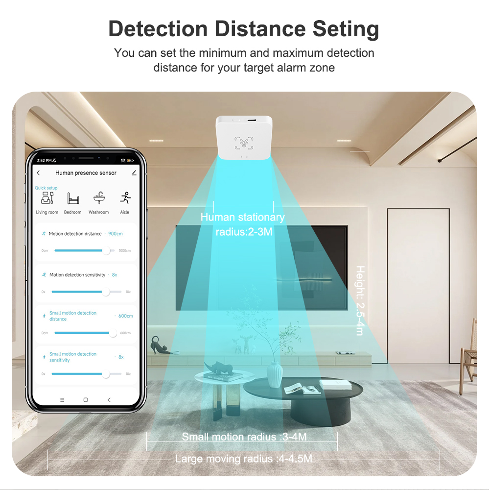 Czujnik obecności człowieka Tu – Home Assistant Tuya recenzja i cena